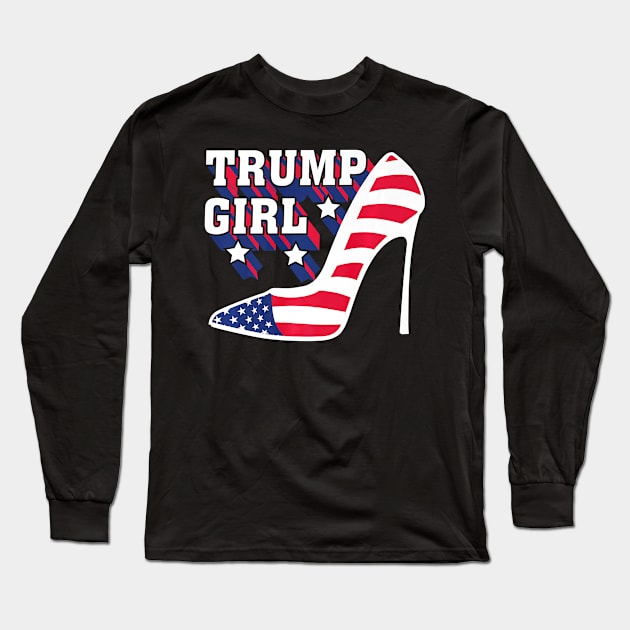 Trump Girl 2020 Long Sleeve T-Shirt by Jessica Co